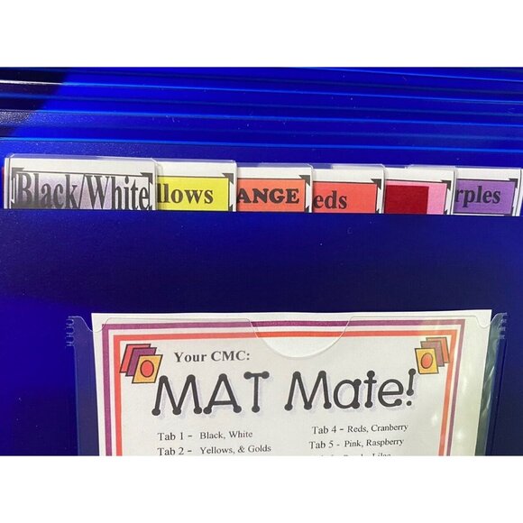 Creative Memories Photo Storage Blue File Accordion Organizer 7 1/2" X 5 1/2" - Picture 4 of 4